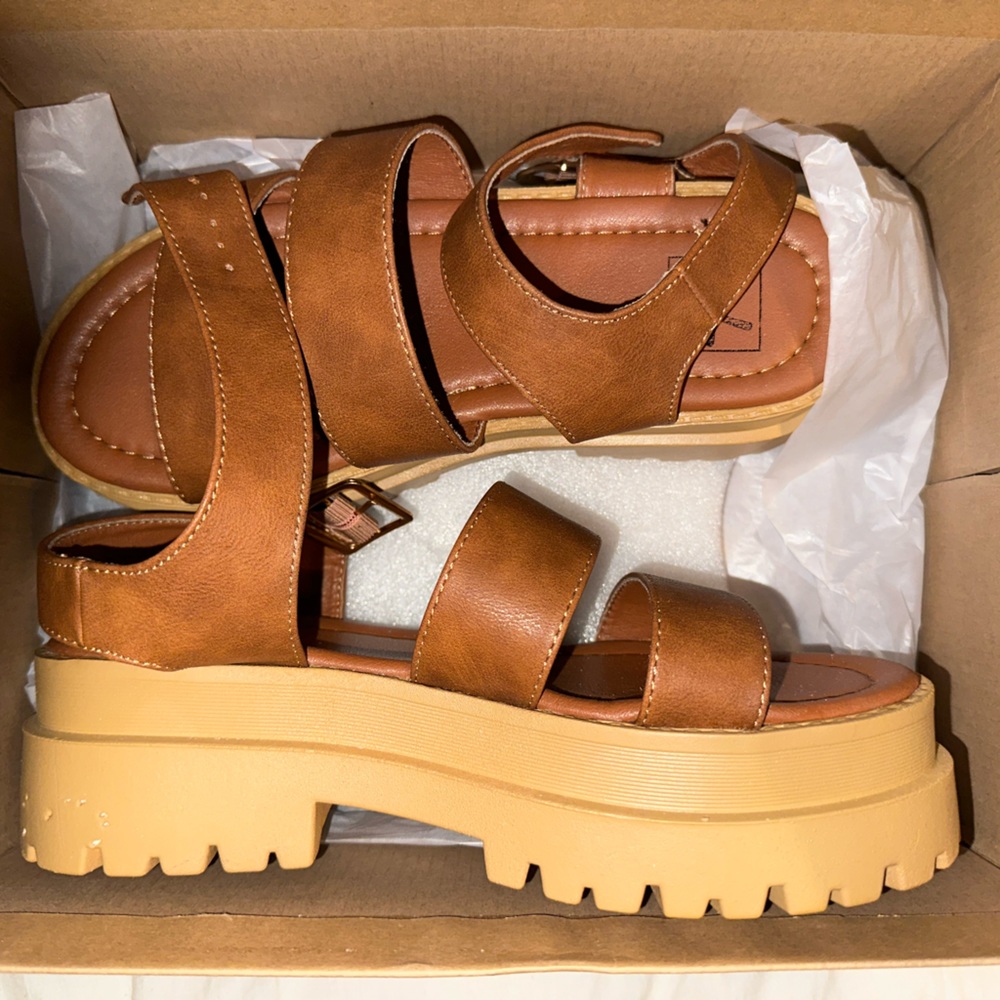 Dirty Laundry Brown Sandals